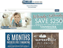 Tablet Screenshot of bellusflooring.com